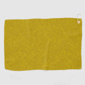 Yellow textured surface with swirling pattern ゴルフタオル (横)