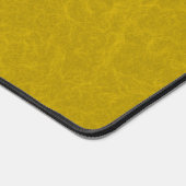 Yellow textured surface with  swirling pattern デスクマット (コーナー)