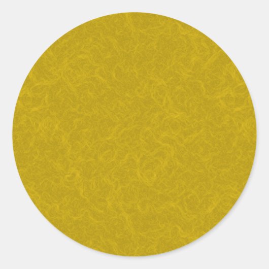 Yellow textured surface with  swirling pattern ラウンドシール (正面)