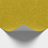 Yellow textured surface with  swirling pattern ラッピングペーパー (角)