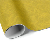 Yellow textured surface with  swirling pattern ラッピングペーパー (ロールコーナー)