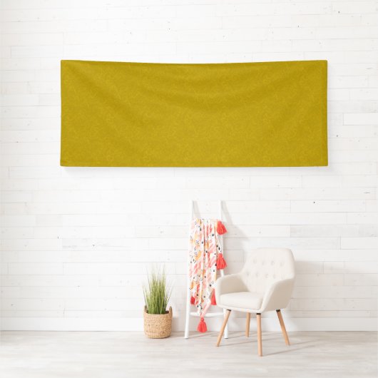 Yellow textured surface with  swirling pattern 横断幕 (インサイチュ)