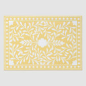 Yellow Traditional Bone Inlay Decoupage Paper 薄葉紙 (正面)
