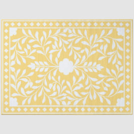 Yellow Traditional Bone Inlay Decoupage Paper 薄葉紙