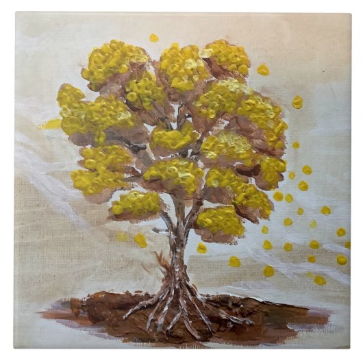 Yellow tree タイル (正面)