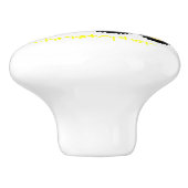 Yellow Truck Design Personalised セラミックノブ (側面)