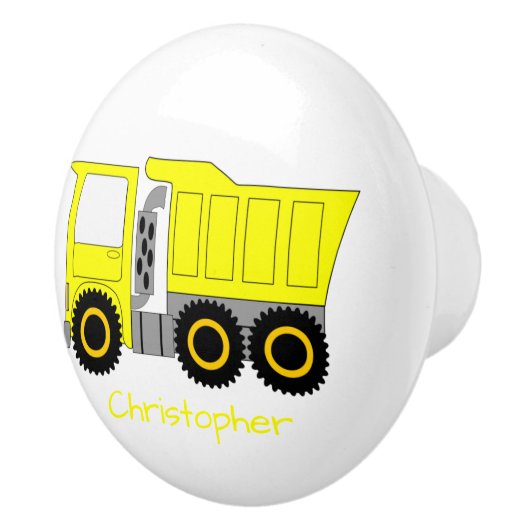 Yellow Truck Design Personalised セラミックノブ (右)