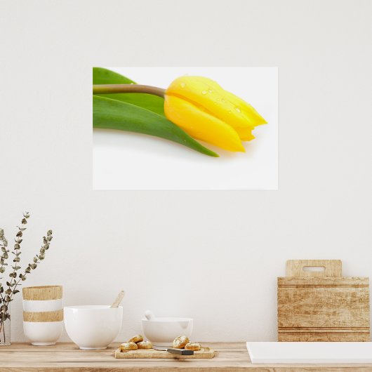 Yellow Tulip ポスター (キッチン)