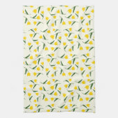 Yellow Tulip Pattern  キッチンタオル (縦)