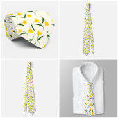 Yellow Tulip Pattern  ネクタイ