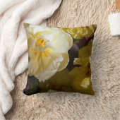 Yellow tulip photo クッション (ブランケット)