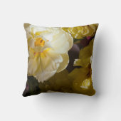 Yellow tulip photo クッション (裏面)