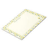 Yellow tulips ノートパッド (アングル)