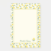 Yellow tulips ポストイット (正面)
