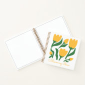 Yellow Tulips Aesthetic Personalized Notebook ノートブック (内部)