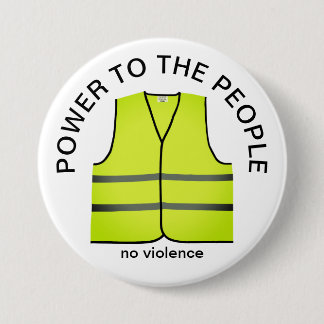 yellow vest protest button 缶バッジ
