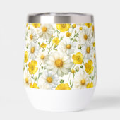 Yellow Watercolor Wildflower Pattern  (背面)