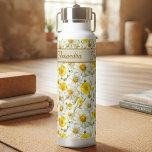 Yellow Watercolor Wildflower Pattern ウォーターボトル<br><div class="desc">This yellow wildflower pattern brings a gentle sense of energy and brightness to your day, adding a soft touch of natural beauty. If you would like to personalize this product, please contact the designer.</div>