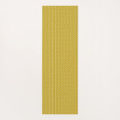 Yellow Waves Pattern Yoga Mat ヨガマット (裏面)