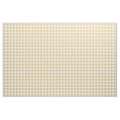Yellow & White Plaid Gingham ファブリック (ヤード)