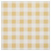 Yellow & White Plaid Gingham ファブリック (見本)