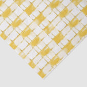 Yellow White Plaid Stripes Birthday 薄葉紙 (詳細)
