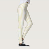 Yellow White Stripes レギンス (右)
