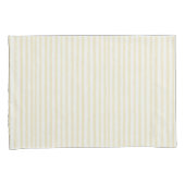 Yellow White Stripes 枕カバー (正面右)