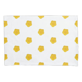 Yellow Wildflower customizable pillow case  枕カバー