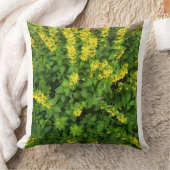 Yellow Wildflower Garden Decorative Pillow クッション (ブランケット)