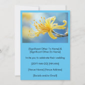 Yellow Witchhazel Wedding Invitation 招待状 (正面)
