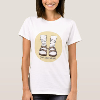 Yellow You Birkenrock! Birkenstocks and Socks Tシャツ