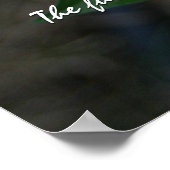 Yellow Zinnia with quote by Eleanor Roosevelt ポスター (角)