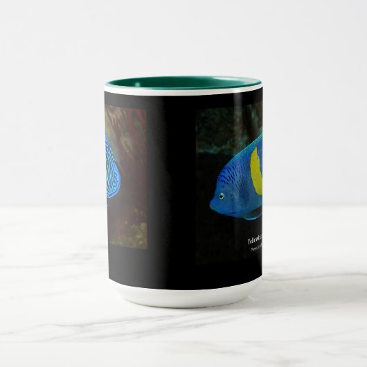 Yellowbar angelfish マグカップ (中央)
