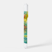 Yellowbilled teal 050824AREF143 - Watercolor iPhoneケース (右側面)