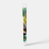 Yellowbilled teal 050824AREF143 - Watercolor iPhoneケース (左側面)