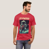 YELLOWCARDバンド ファンアート 友達 レトロ Tシャツ (正面フル)
