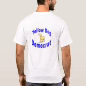 yellowdogdemocrat10x10 tシャツ (裏面)