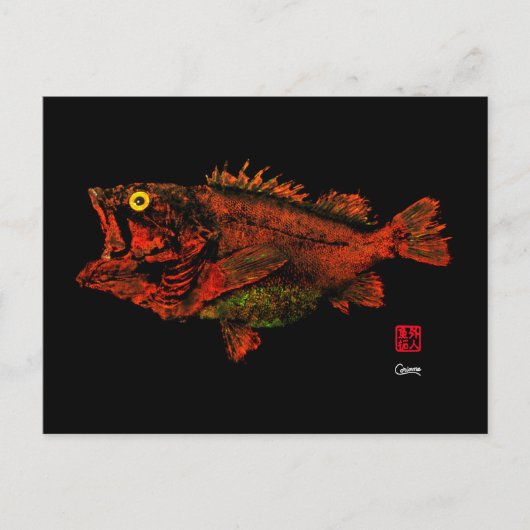 Yelloweye Rockfish – ポストカード (正面)