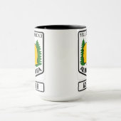 Yellowheadのハイウェー-碧玉、アルバータ マグカップ (中央)