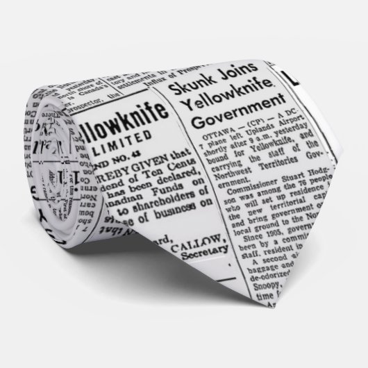 Yellowknifeのタイ ネクタイ (ロール)