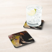 Yellowmarginのあくびをし、威圧的な口 コースター (右側)