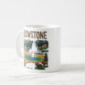 Yellowstone コーヒーマグカップ (正面左)