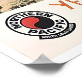 Yellowstone Art National Park Poster Yellowstone ポスター (角)