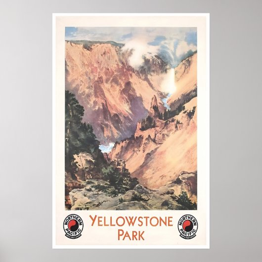 Yellowstone Art National Park Poster Yellowstone ポスター (正面)