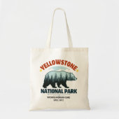 Yellowstone Bear Tote – Wild & Free Adventure Styl トートバッグ (正面)