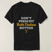 Yellowstone Beth Dutton Button Tシャツ (デザイン正面)