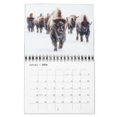 Yellowstone Calendar カレンダー (1月 2026)