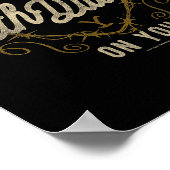 Yellowstone Go Beth On You Barbed Wire Heart Small ポスター (角)