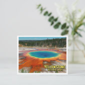 Yellowstone Grand Prismatic Photo ポストカード (スタンド正面)